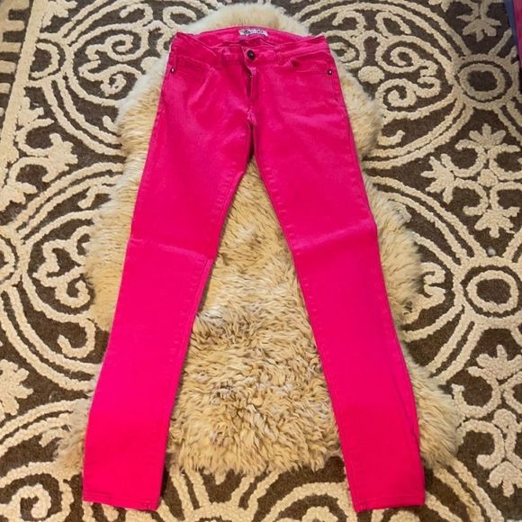 Denim - Hot pink jeans